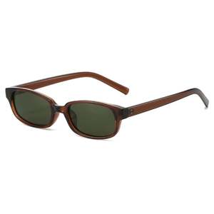 Lunettes de soleil polarisées carrées rétro tendance 2025 pour hommes et femmes, monture fine, protection UV400, personnalisables avec logo - Product Image 5