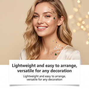 Gel pailleté de Noël <span class=keywords><strong>pour</strong></span> le visage et le corps, maquillage scintillant <span class=keywords><strong>pour</strong></span> les fêtes, collection de cosmétiques de beauté <span class=keywords><strong>pour</strong></span> festivals et soirées - Product Image 2