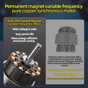 Nuevo Compresor de Aire de Tornillo Portátil 2 en 1 Monofásico de 5.5KW 7.5HP de Alta Eficiencia, Bomba de Motor para Reparación de Automóviles, Refrigerado por Aire - Product Image 2