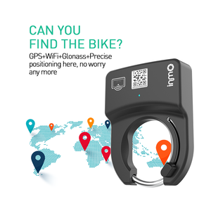 An toàn và đáng tin cậy mã QR tự động mở khóa ứng dụng BLE báo động GPRS thời gian thực GPS Tracker chia sẻ Xe đạp điện cho thuê khóa - Product Image 3