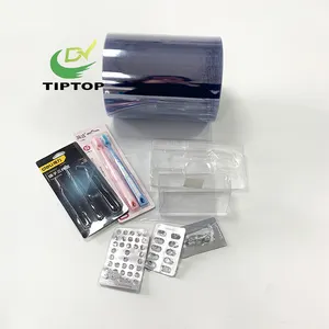 Tiptop Warna Transparan Pharma Grade Pvc untuk Kemasan Kapsul dan Paket Pil