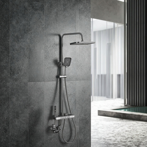 Набор для душа из нержавеющей стали с двумя ручками - Product Image 6