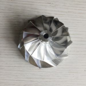 ใบพัดคอมเพรสเซอร์ <span class=keywords><strong>T04Z</strong></span> 59.40/80.30 มม. 11+0 ใบพัด อลูมิเนียม 2618/งานกัด/งานบิลเล็ต สำหรับรถแข่ง - Product Image 1