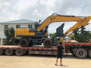 Excavadora de Alta Velocidad con Ruedas y Largo Alcance, 20700 kg, Cucharón de 0.5 m³, XE210WLL para Trabajos en Pendientes - Product Image 5