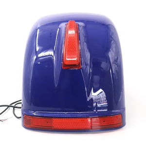 <span class=keywords><strong>Garde</strong></span>-<span class=keywords><strong>boue</strong></span> d'aile avant et arrière avec coque en plastique de feux arrière pour scooters électriques <span class=keywords><strong>Citycoco</strong></span> pièces d'aile de scooter Harley - Product Image 3