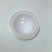 Lentille convexe en PMMA de 23 mm pour lampe torche LED - Lentille convexe optique en acrylique de 8 mm de hauteur pour la mise au point de la torche DIY