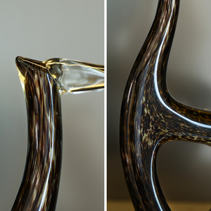 Thiết Kế Sáng Tạo Cam Thủy Tinh Biển Mực Thủy Tinh Miệng Thủy Tinh Chim Động Vật Bức Tượng Trang Trí Handmade Flolenco Thủy Tinh Nghệ Thuật Thủ Công Mỹ Nghệ Nhà - Product Image 5