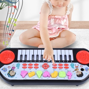Small Piano <b>Toy</b> Multi-functional 24 Keys Electronic Keyboard ABS Plastic Cartoon Style Musical Instrument Beginner Early - Product Image 6