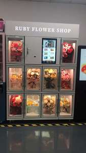 Meilleures ventes Distributeur automatique <span class=keywords><strong>de</strong></span> fleurs fraîches pour l'extérieur, personnalisable avec logo, pour fleuristes - Product Image 4