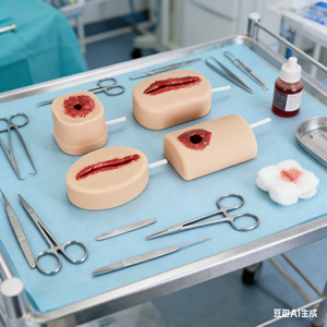 Modèle d'entraînement à l'hémostase <span class=keywords><strong>des</strong></span> plaies traumatiques - Simulateur réaliste de plaie saignante pour <span class=keywords><strong>la</strong></span> <span class=keywords><strong>formation</strong></span> en urgence médicale - Product Image 2