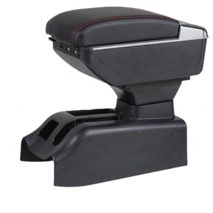 <span class=keywords><strong>Allemagne</strong></span> Voiture Double Couches Glissière USB design pu cuir accoudoir de voiture console box pour <span class=keywords><strong>VW</strong></span> golf 4 - Product Image 1