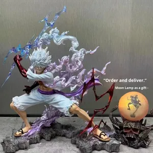 Figura de acción de PVC de One Piece: Nika Luffy con circuito de flash, voladora, de cinco velocidades, Dios del Sol, anime - Product Image 1