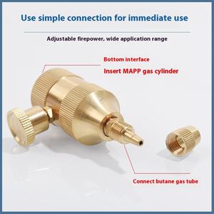 Válvula de Apertura de Gas Mamp de Alta Calidad 2025, Accesorios de Latón Anti-Tempereamiento para Cilindros de Gas Mamp, Uso Industrial Soldado - Product Image 6