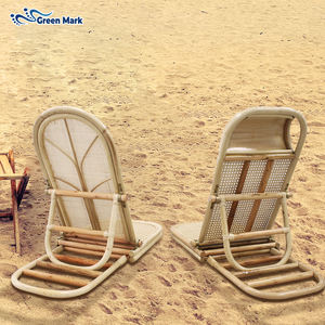 เก้าอี้ชายหาดพับได้กลางแจ้งแบบพกพาต่ําปรับแต่งขนาดสีไม้ไผ่ // โลโก้ที่กําหนดเองไม้ฟอร์ดเก้าอี้ดวงจันทร์ร่วมสมัย - Product Image 4
