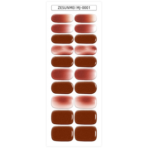 Bronzage Papillon Smudge Lampe Non-toxique Longue Durée Photothérapie Semi-Durci UV Gel Nail Stickers - Product Image 5