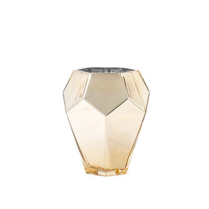 Nordique luxe salon moderne décoration de la maison Vase en <span class=keywords><strong>verre</strong></span> doré armoire à <span class=keywords><strong>vin</strong></span> décoration <span class=keywords><strong>verre</strong></span> or Vases - Product Image 6