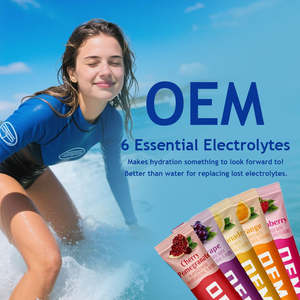 Vigo OEM Private Label Original 20 Sachets de poudre de boisson d'hydratation et de récupération d'électrolytes avec vitamine C et zinc - Product Image 4