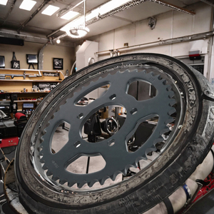 เฟืองท้ายรถจักรยานยนต์ทำจากสแตนเลสสำหรับ <span class=keywords><strong>CBR</strong></span> 23/<span class=keywords><strong>400</strong></span>เส้นผ่านศูนย์กลางภายใน74มม. 525 41ตัน - Product Image 3