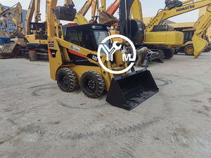 Chargeuse compacte d'occasion CAT 226B à prix avantageux, marque japonaise, chargeuse sur pneus d'occasion cat 226b, godet durable pour la construction urbaine - Product Image 3