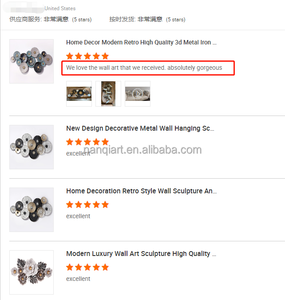 <span class=keywords><strong>Sculture</strong></span> in Metallo 3D Dipinte a Mano di Alta Qualità, Facili <span class=keywords><strong>da</strong></span> Montare, Decorazioni <span class=keywords><strong>da</strong></span> <span class=keywords><strong>Parete</strong></span> per Interni - Product Image 5