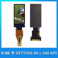 Module d'écran couleur TFT LCD professionnel de 0,96 pouce ST7735S 80x160 SPI pour projets de développement de systèmes embarqués