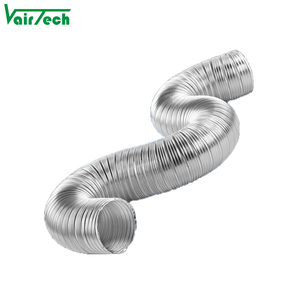 Conducto de manguera flexible de aluminio semirrígido resistente al fuego para ventilación Hvac y sistema de ventilador de conducto - Product Image 1