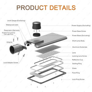 极IP65 150瓦高流明遥控灯热卖灯户外分体式太阳能发光二极管户外防水灯 - Product Image 5