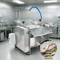 Machine automatique à peler la peau de poisson en acier inoxydable 304 pour le tilapia, le poisson-chat, le saumon