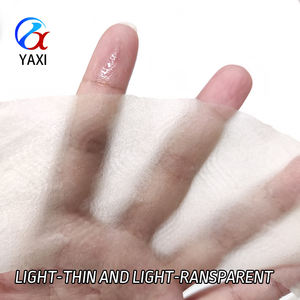 Y211 Tissu en velours de mûrier, chlorophylle, fibre végétale colorée biodégradable, tissu vert, masque facial, feuille de support, matériau - Product Image 4