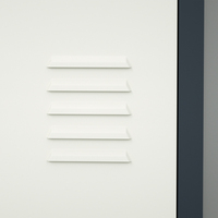 Casier de gym en acier moderne et durable avec serrure électronique, 2 portes, multi-couleurs, rangement pour vêtements suspendus