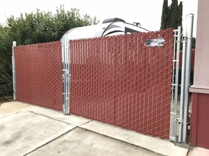 High Quality <strong>Chain</strong> <strong>Link</strong> <strong>Fence</strong> With <strong>Privacy</strong> <strong>Slats</strong> Galvanized Steel <strong>Fence</strong> for Commercial Industrial Security - Product Image 1