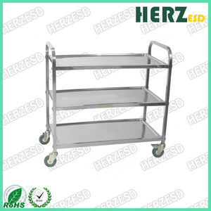 מחסן esd מדפים מתלה | כרום מצופה פלדת פחמן + 304/201 מתלה חוט אנטי-סטטי - Product Image 6