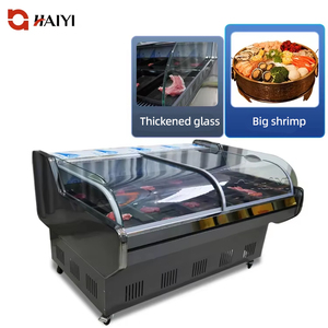 Supermarkt-Kühlschrank Feinkostladen Metzgerei-Vitrine Kühlschrank Feinkost-Lebensmittel-Präsentationsvitrine Kühler Kühlschrank - Product Image 1