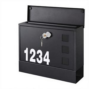 Buzón de Correo de Acero Grande para Montar en la Pared - Product Image 1