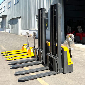 Apilador de paletas semieléctrico de elevación china, 2 toneladas, 1,5 toneladas, almacenes de almacenamiento en frío, tipo para caminar, carretilla elevadora eléctrica apilable - Product Image 4