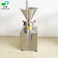 Machine à fabriquer du tahini de sésame et du beurre de cacahuètes électrique QIANGDI JMC-60, mini moulin à sésame, moulin colloïdal, capacité de 30 à 500 kg/h, 220 V