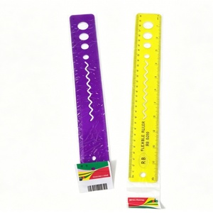 Reglas Flexibles de Plástico de 20cm/30cm del Fabricante, con Buen Precio y Tamaño Personalizado, Reglas Suaves para la Escuela - Product Image 1