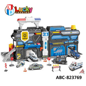 Jouet <span class=keywords><strong>de</strong></span> police pour enfants, construction <span class=keywords><strong>de</strong></span> voitures <span class=keywords><strong>de</strong></span> police, parking, <span class=keywords><strong>piste</strong></span> <span class=keywords><strong>de</strong></span> <span class=keywords><strong>jeu</strong></span> - Product Image 2