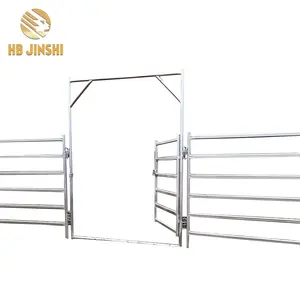 Panel pagar baja galvanis/panel peternakan ternak gerbang pertanian untuk dijual