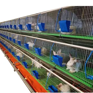 Prix de détail usine chinoise à vendre cage de lapin galvanisée de haute qualité à 12 maillons pour les fermes