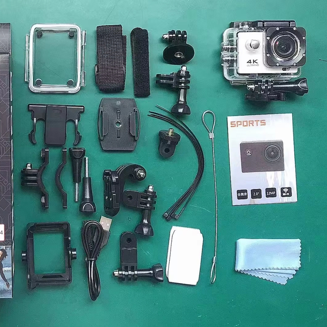 Professional Action 4K Camera High Definition Motion Camera Durable Underwater Camera for Diving Water Recreation