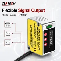 Capteur laser industriel RS485 Modbus RTU avec sortie analogique IP65 DC10-30V pour mesure précise capteur de distance laser