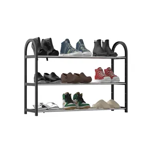Shoe Rack Shoe Organizer, Metal Stackable&Removable Multifunctional Show  Rack for Entryway,Closet, and Bedroom, 20-24 Pairs Shoes Storage Organizer