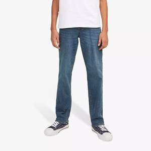 Jeans pour garçons au style propre, conçus pour un usage régulier, offrant un ajustement confortable, un toucher doux, une forme décontractée et un look quotidien décontracté - Product Image 6
