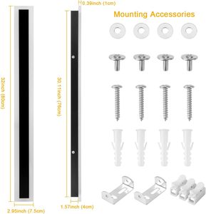 Lámpara de Pared Moderna para Exteriores de Hierro y Acrílico, 110V 220V IP65, 3000 4000 6000K, Aplique de Jardín, Lámpara LED Larga - Product Image 5