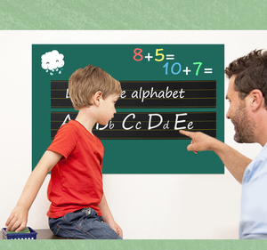 <span class=keywords><strong>Pizarra</strong></span> <span class=keywords><strong>Magnética</strong></span> Adhesiva para Escribir <span class=keywords><strong>con</strong></span> Tiza, Dibujar <span class=keywords><strong>Letras</strong></span>, Aprender a Escribir en Inglés, Juegos Educativos del Alfabeto y Palabras - Product Image 4