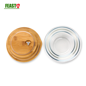 Microondas eco amigable natural <span class=keywords><strong>de</strong></span> <span class=keywords><strong>3</strong></span> bol <span class=keywords><strong>de</strong></span> cristal <span class=keywords><strong>de</strong></span>   vidrio contenedor <span class=keywords><strong>de</strong></span> alimentos <span class=keywords><strong>de</strong></span> la caja <span class=keywords><strong>de</strong></span> almuerzo - Product Image 4