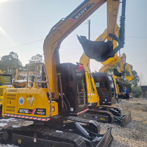 Excavadora SANY Sy75C Excavadora sobre orugas anfibia de 7,5 toneladas con motor y equipo usado a la venta a bajo precio - Product Image 1
