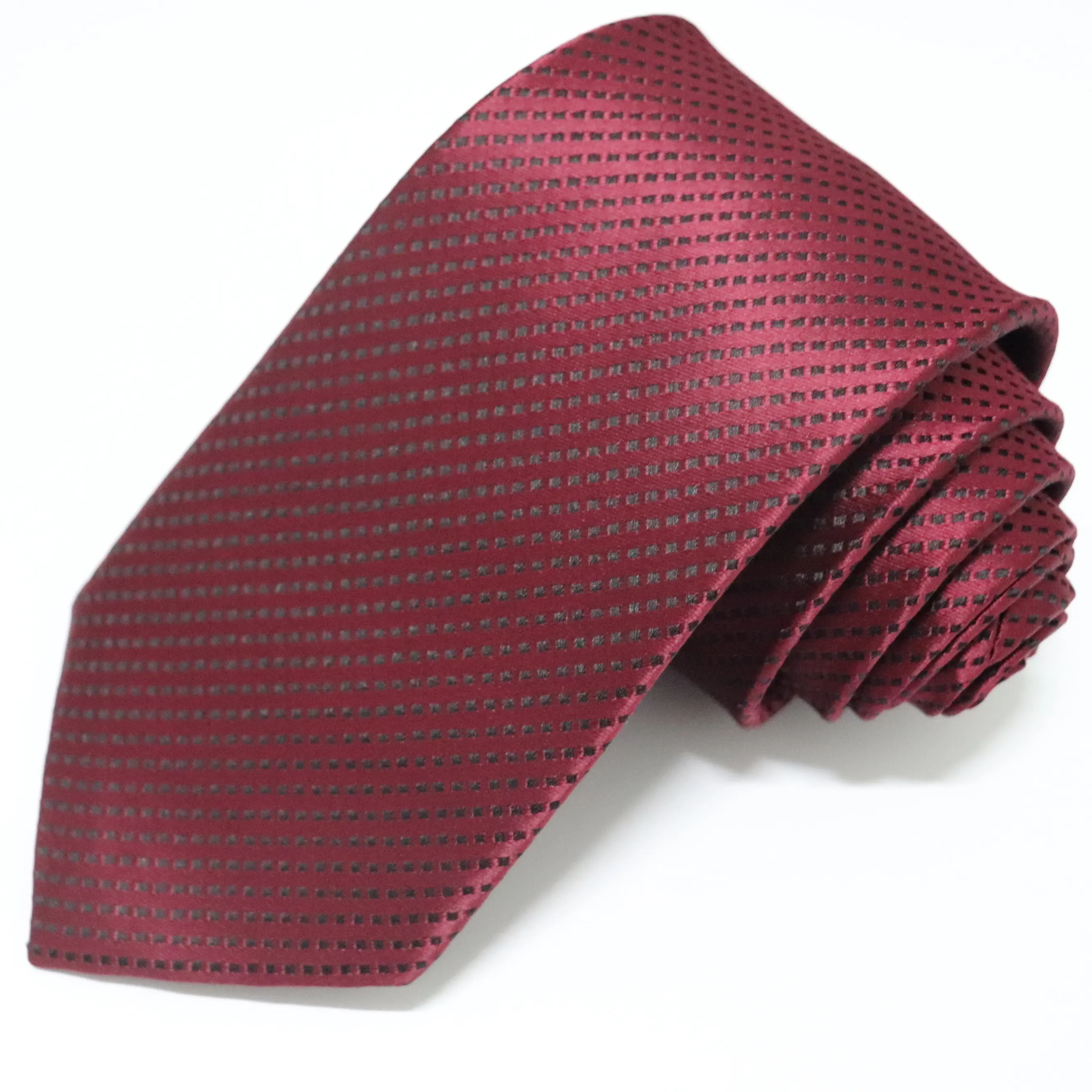 Usine 100% cravates en soie des affaires britanniques Marron bleu noir gris rayure cravate en soie personnalisée pour hommes