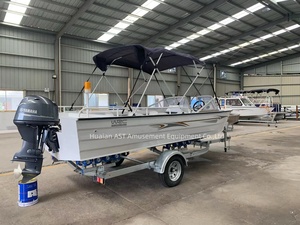 Coques de bateau Panga en aluminium rigide à V profond de 16 pieds, multifonctionnelles, pour mini-voitures électriques, bateaux de sport, bateaux rapides, <span class=keywords><strong>jet</strong></span>-skis et bateaux à appâts - Product Image 6